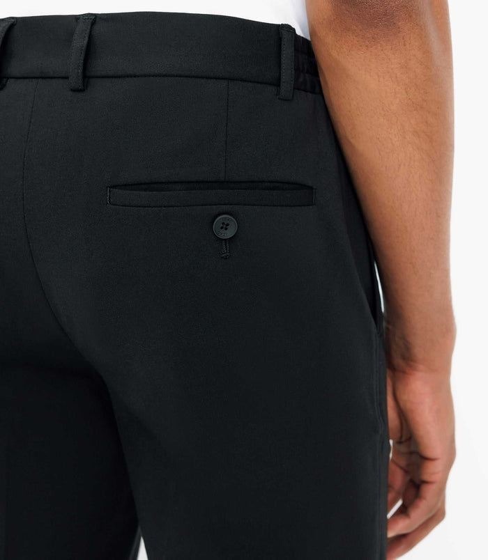 Izac Pantalon En Maille Noir
