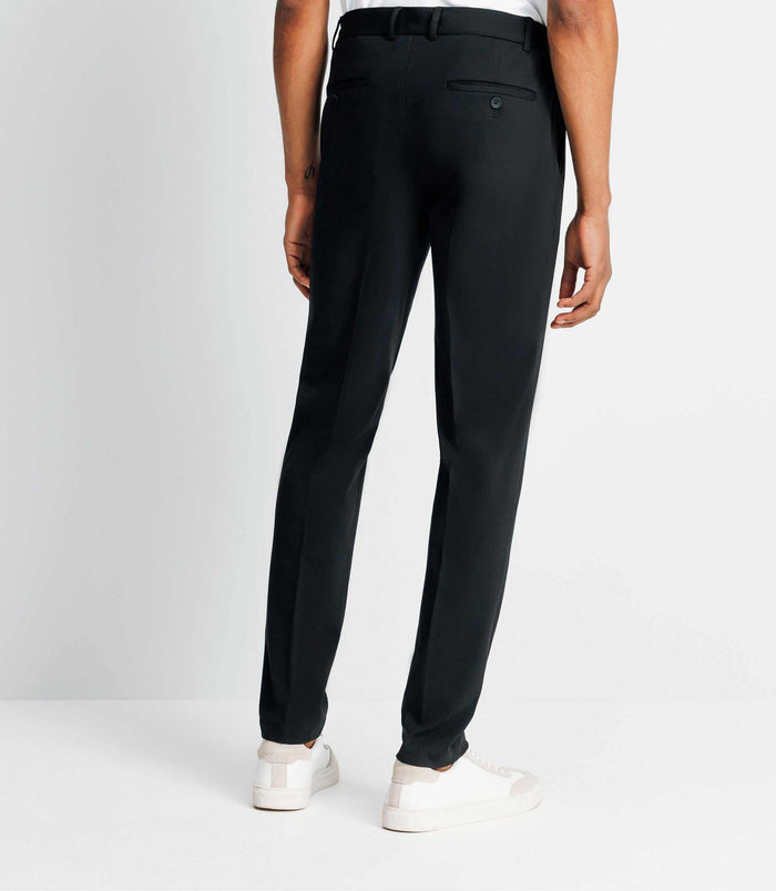 Izac Pantalon En Maille Noir