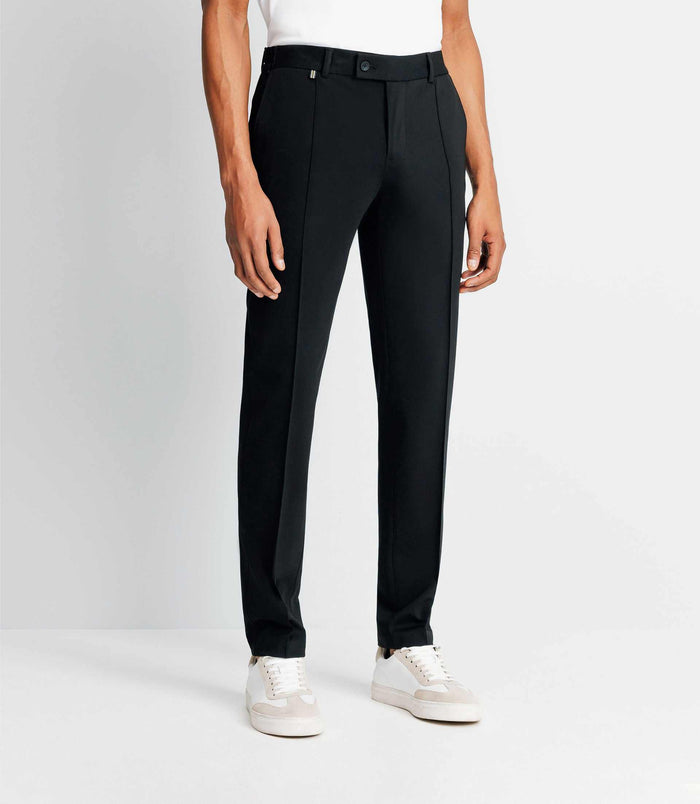 izac Pantalon en maille noir