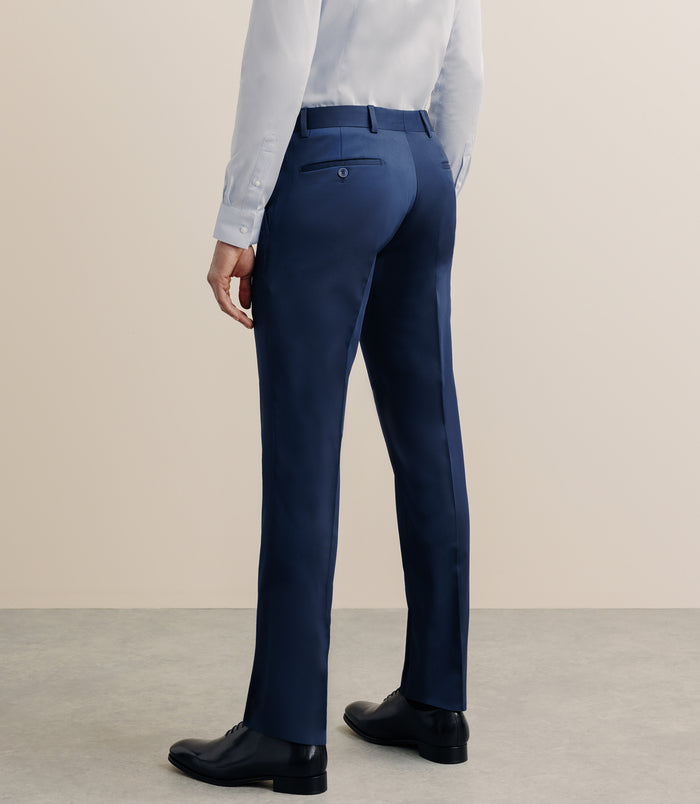 Izac Pantalon En Tissu Technique Bleu