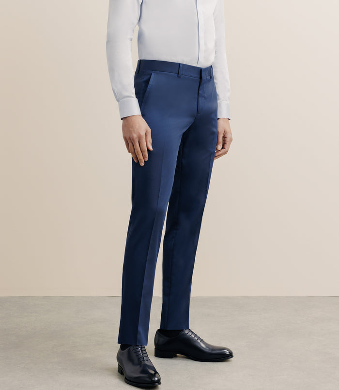 izac Pantalon en tissu technique bleu