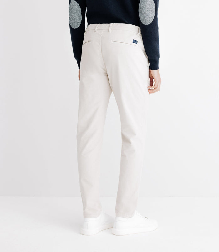 Izac Pantalon En Velours écru