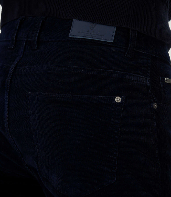 Izac Pantalon En Velours Marine "Casino"