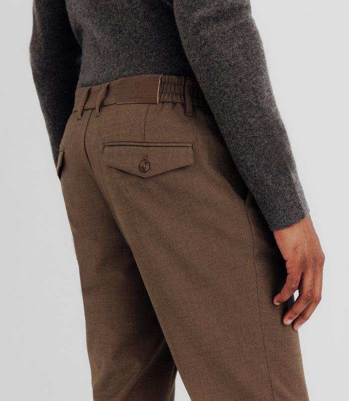 Izac Pantalon Fantaisie Camel