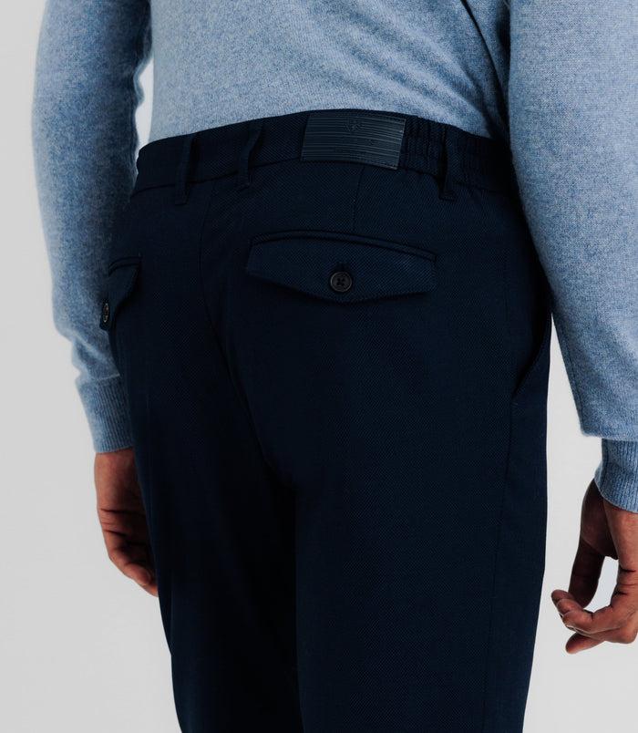 Izac Pantalon Fantaisie Marine