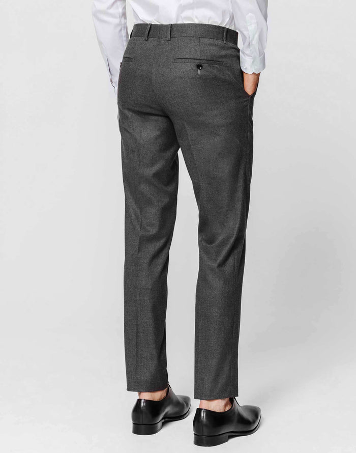 Izac Pantalon Gris Esprit Flanelle
