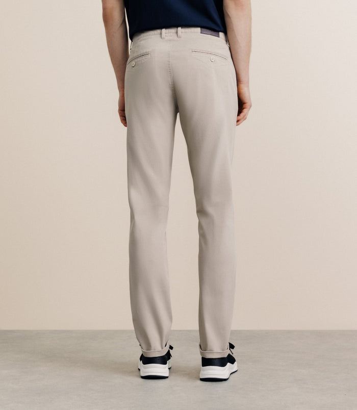 Izac Pantalon Imprimé Beige