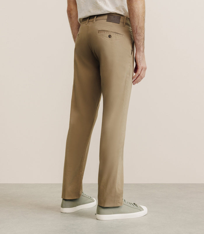 Izac Pantalon Imprimé Camel