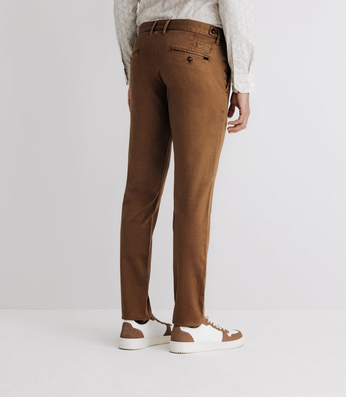 Izac Pantalon Imprimé Camel