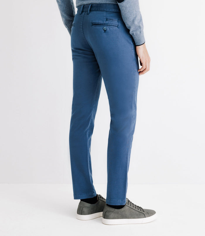 Izac Pantalon Imprimé Indigo