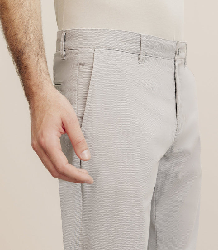 Izac Pantalon Imprimé Mastic