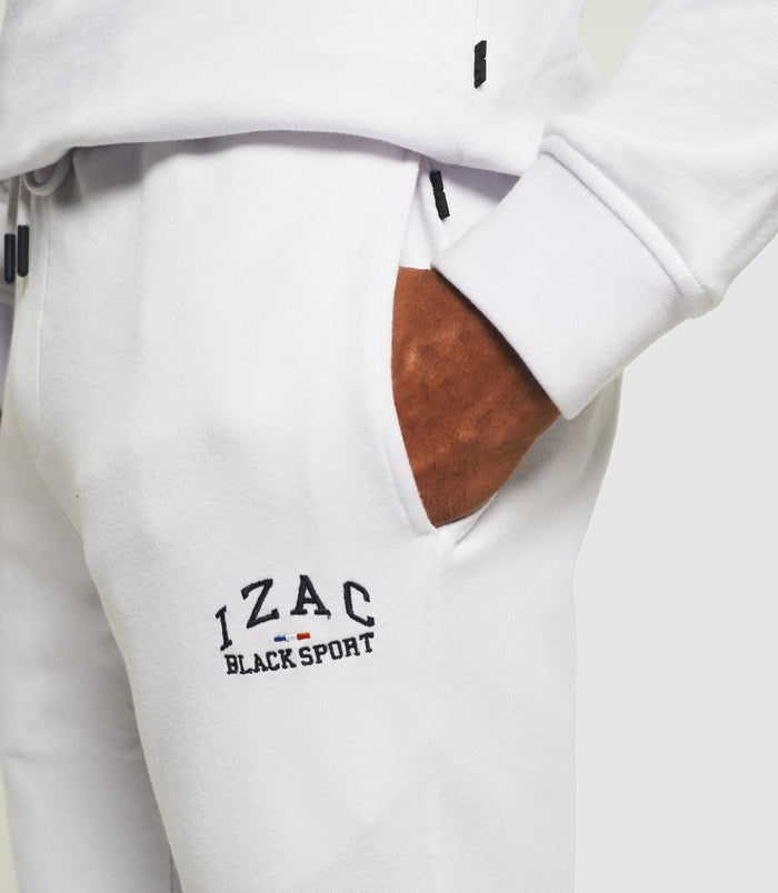 Izac Pantalon Jogging Blanc "Swpark"