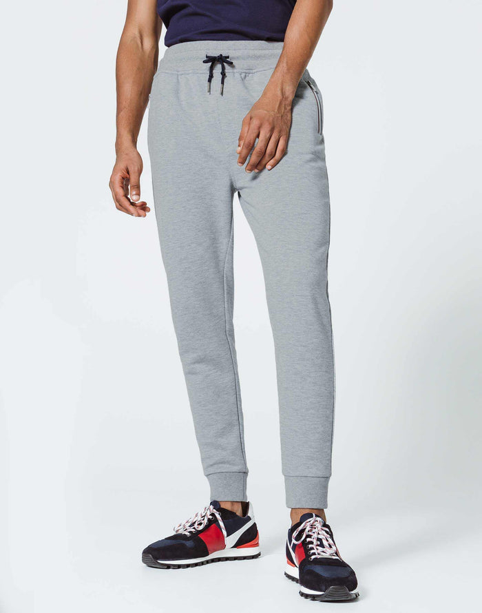 izac Pantalon Jogging Gris Chiné