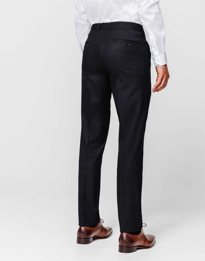 Izac Pantalon Navy Esprit Flanelle