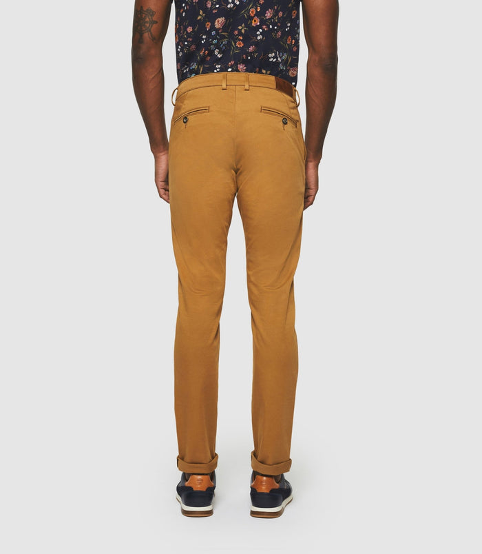 Izac Pantalon Satin Camel "Panama 2"