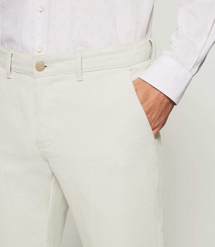 Izac Pantalon Slack Beige PERREBI