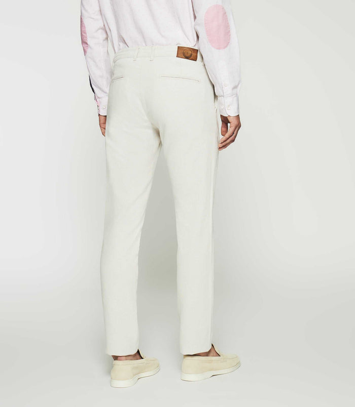 Izac Pantalon Slack Beige PERREBI