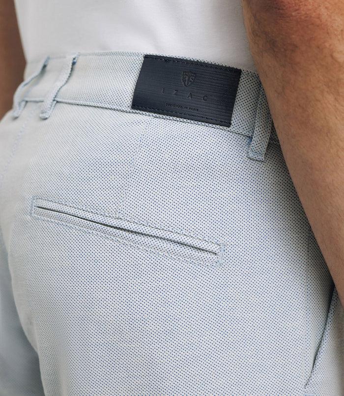 Izac Pantalon Slack Bleu