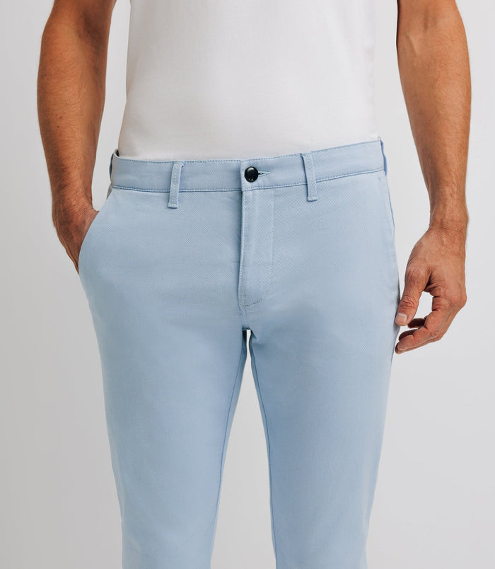 Izac Pantalon Slack Bleu Ciel