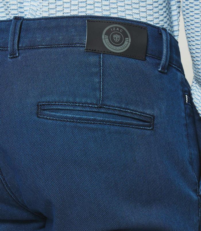 Izac Pantalon Slack Bleu PERREBI