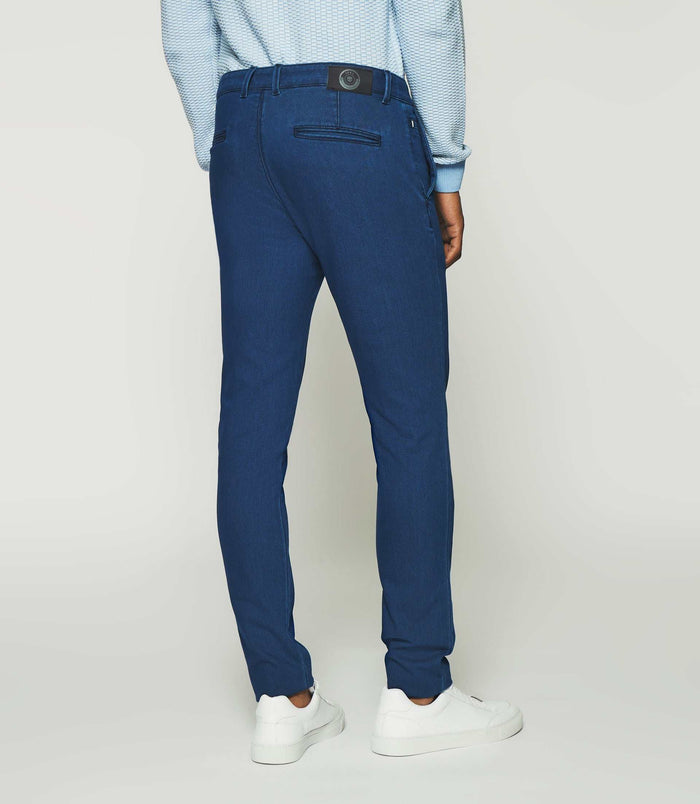 Izac Pantalon Slack Bleu PERREBI