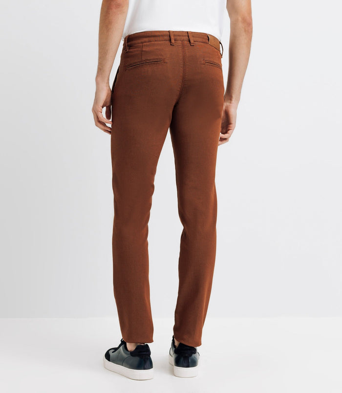 Izac Pantalon Slack Camel
