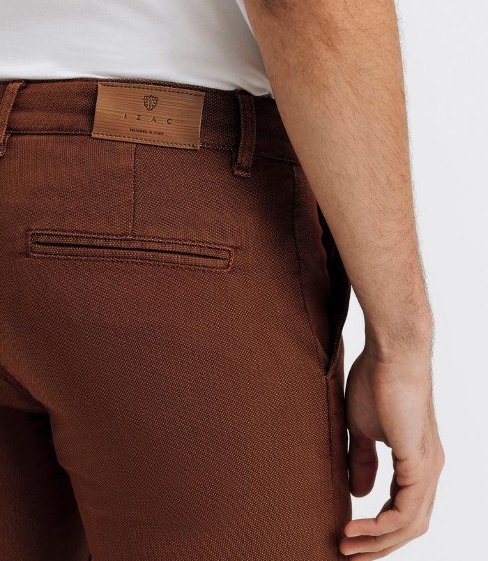 Izac Pantalon Slack Camel