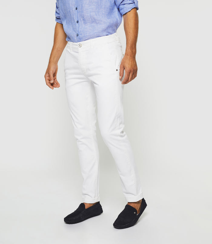 izac Pantalon slack casual blanc "Pachelorrea"