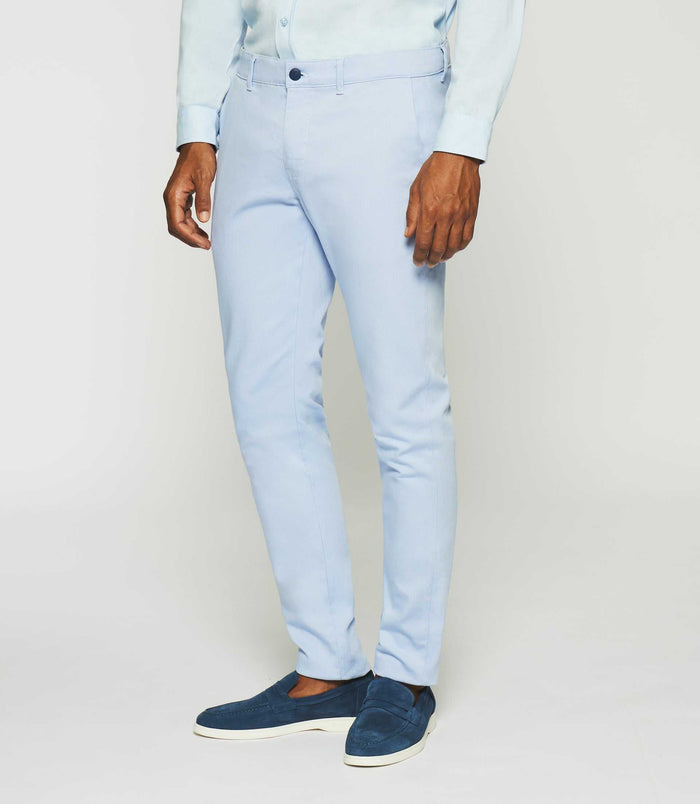 izac Pantalon slack casual ciel PERREBI