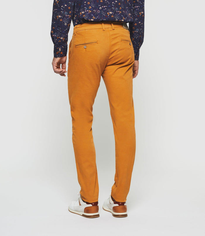 Izac Pantalon Slack Casual Slim Camel "Pachelorrea"