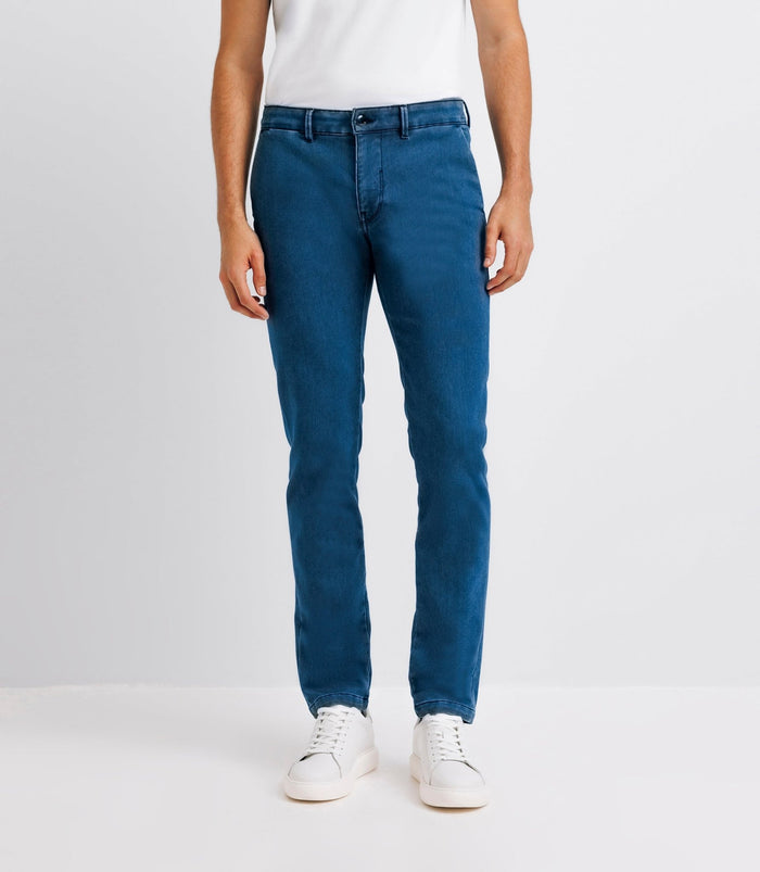 izac Pantalon slack indigo