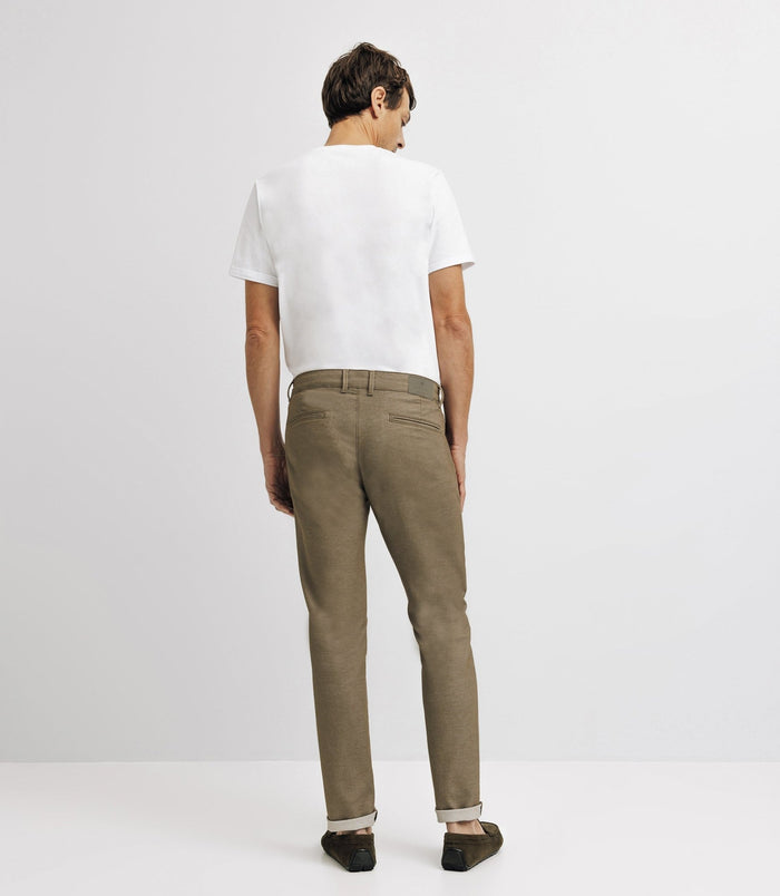 Izac Pantalon Slack Kaki