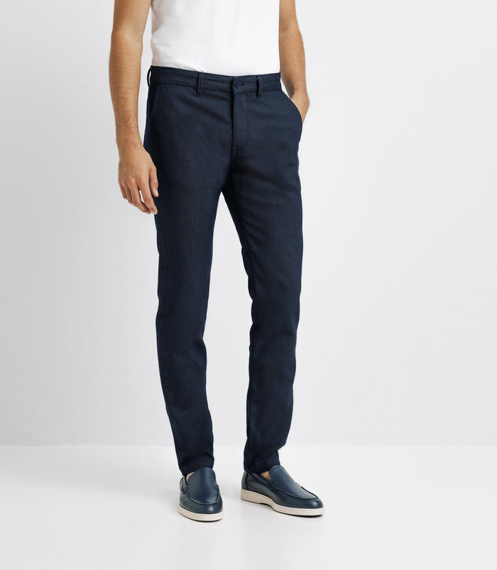 izac Pantalon slack marine