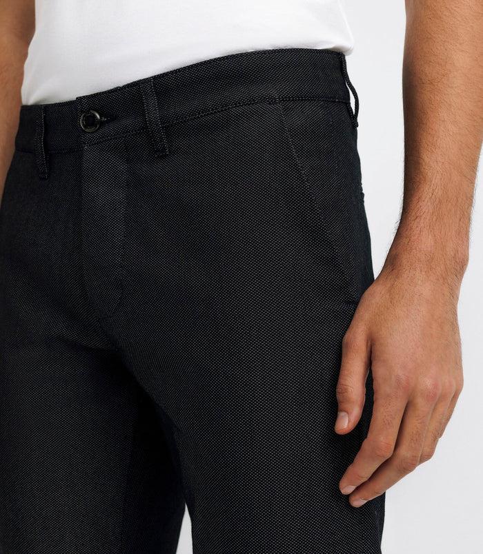 Izac Pantalon Slack Noir
