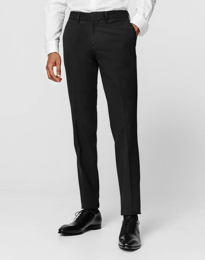 izac Pantalon slack noir