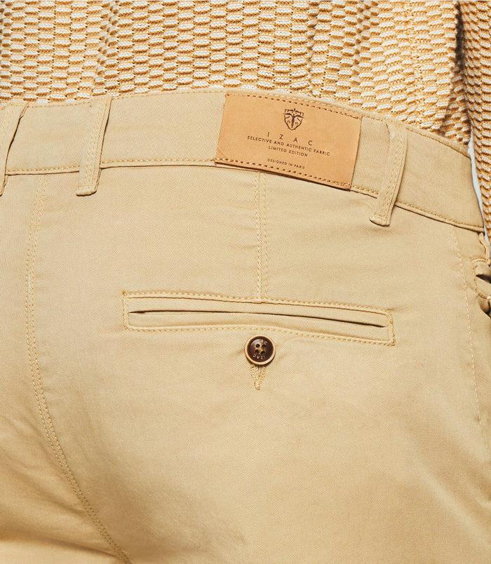 Izac Pantalon Slack Slim Beige PACHELOR