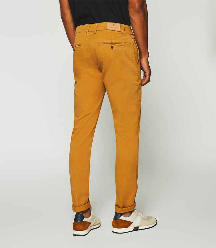 Izac Pantalon Slack Slim Camel PACHELOR