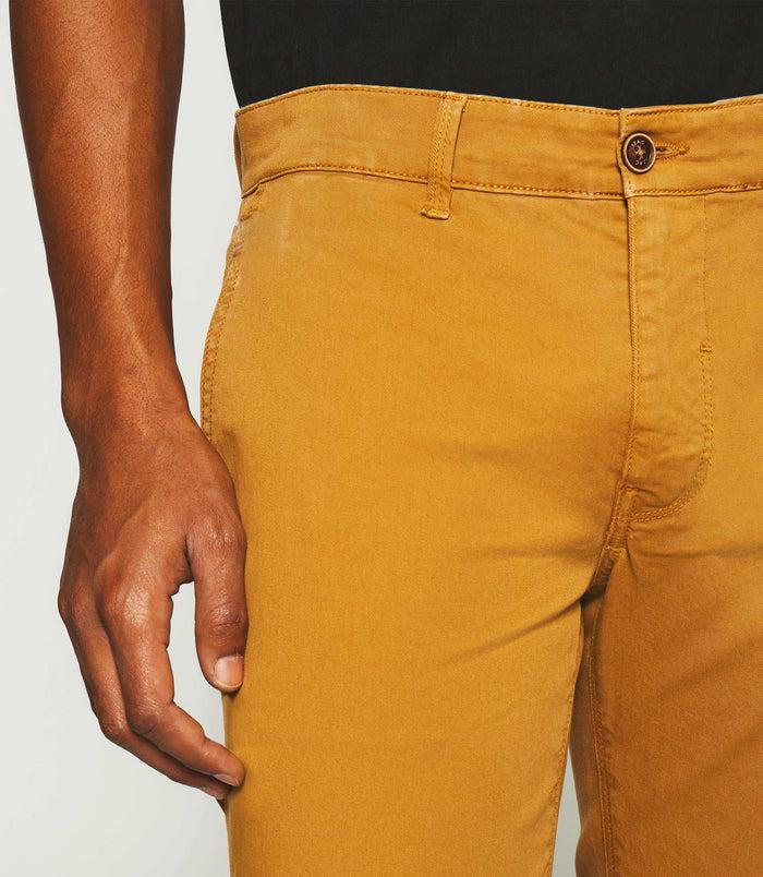 Izac Pantalon Slack Slim Camel PACHELOR