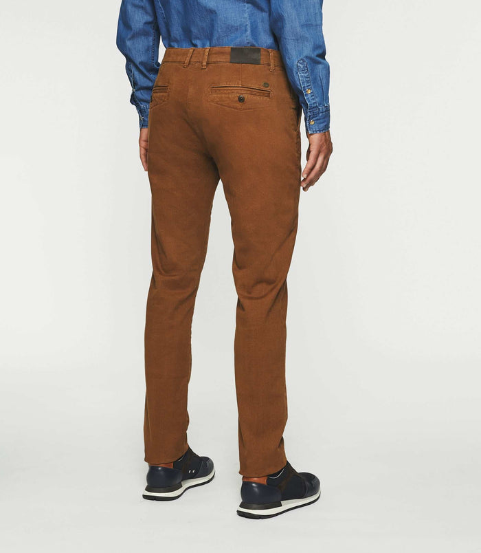 Izac Pantalon Slack Slim Camel VITAMINE
