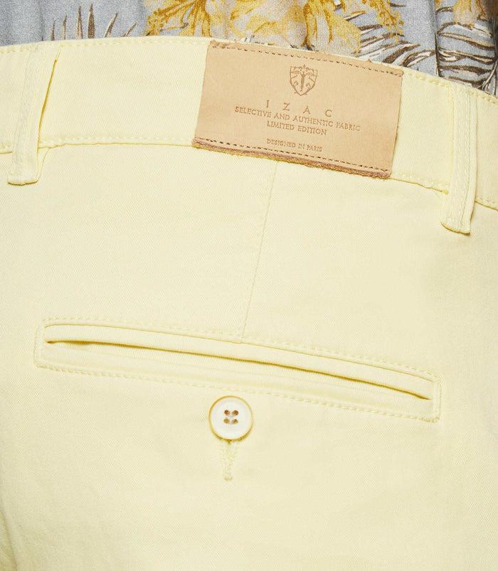 Izac Pantalon Slack Slim Jaune PACHELOR