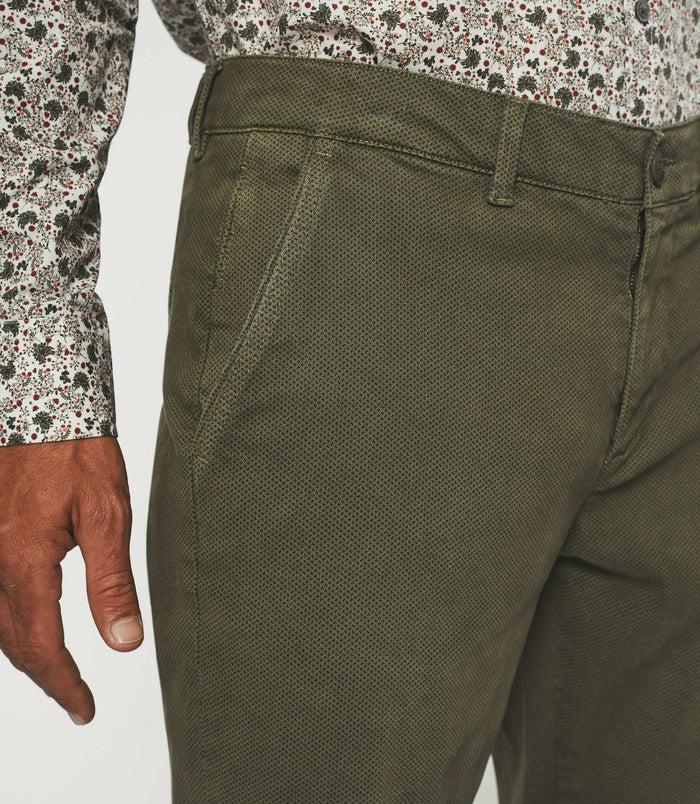 Izac Pantalon Slack Slim Kaki VITAMINE