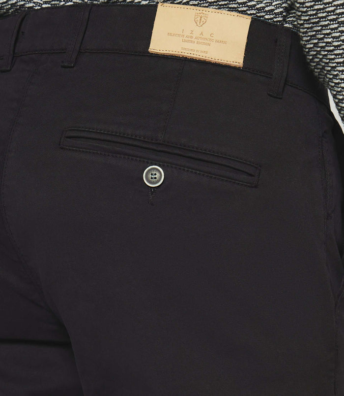 Izac Pantalon Slack Slim Marine
