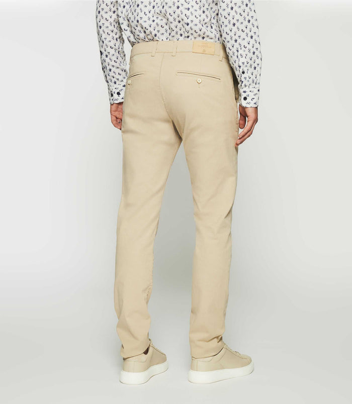 Izac Pantalon Slack Slim Mastic