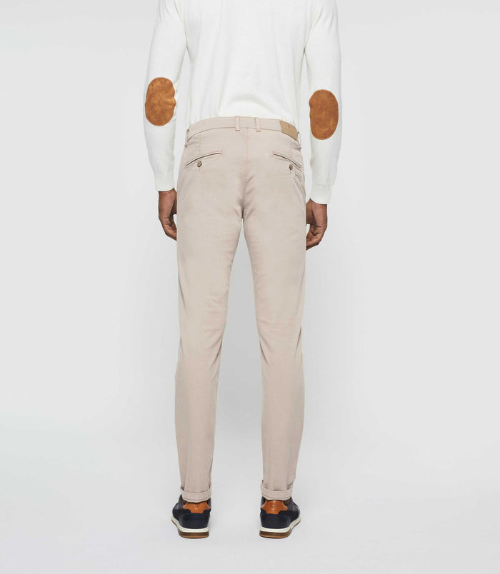 Izac Pantalon Slack Slim Mastic "Pachelorrea"