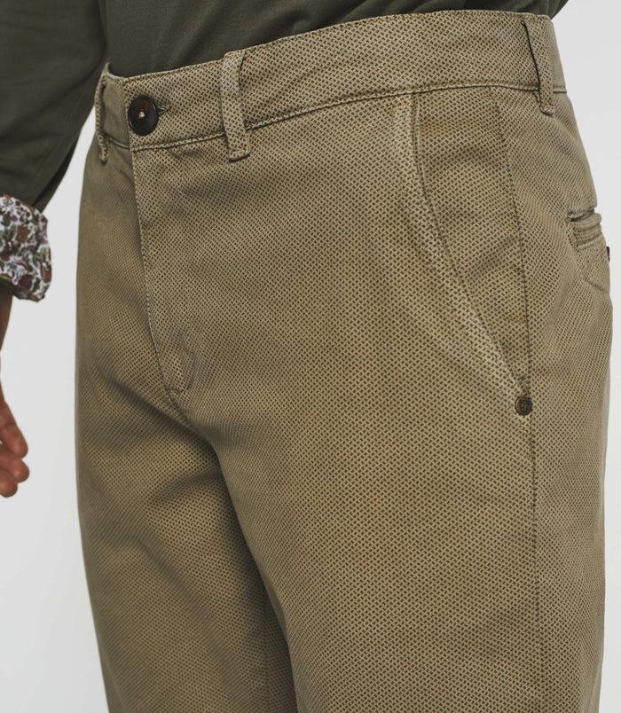 Izac Pantalon Slack Slim Taupe VITAMINE