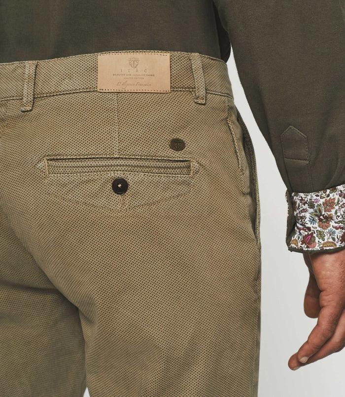 Izac Pantalon Slack Slim Taupe VITAMINE