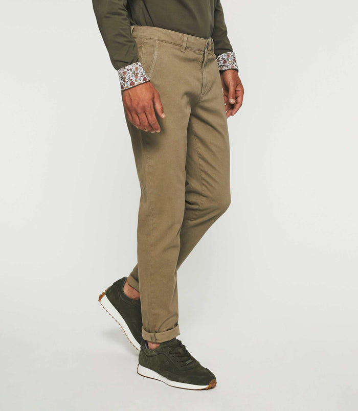 izac Pantalon slack slim taupe VITAMINE
