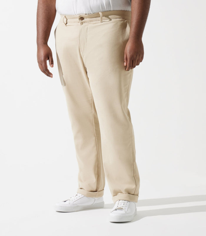 izac Pantalon slack urbain beige foncé PARFAITBT