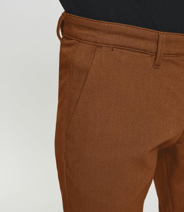 Izac Pantalon Slack Urbain Camel VEREBI