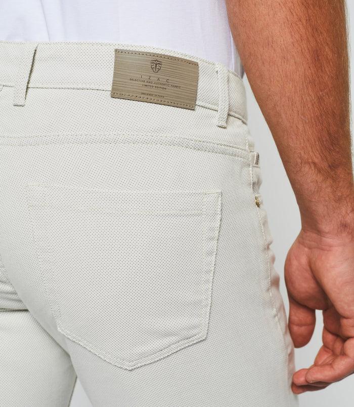 Izac Pantalon Slim 5 Poches Urbain Beige PILLYOUT